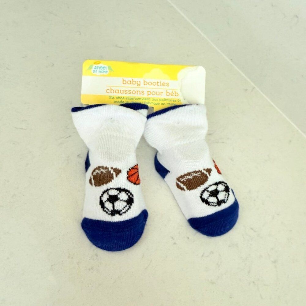 Angel of Mine Baby Booties Socks - Newborn 0+ Months sports